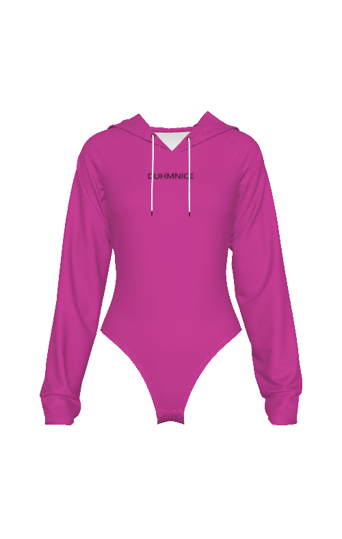 Hoodie Bodysuit Pink