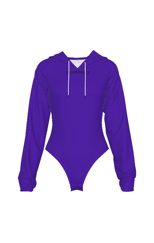 Hoodie Body Suit Purple