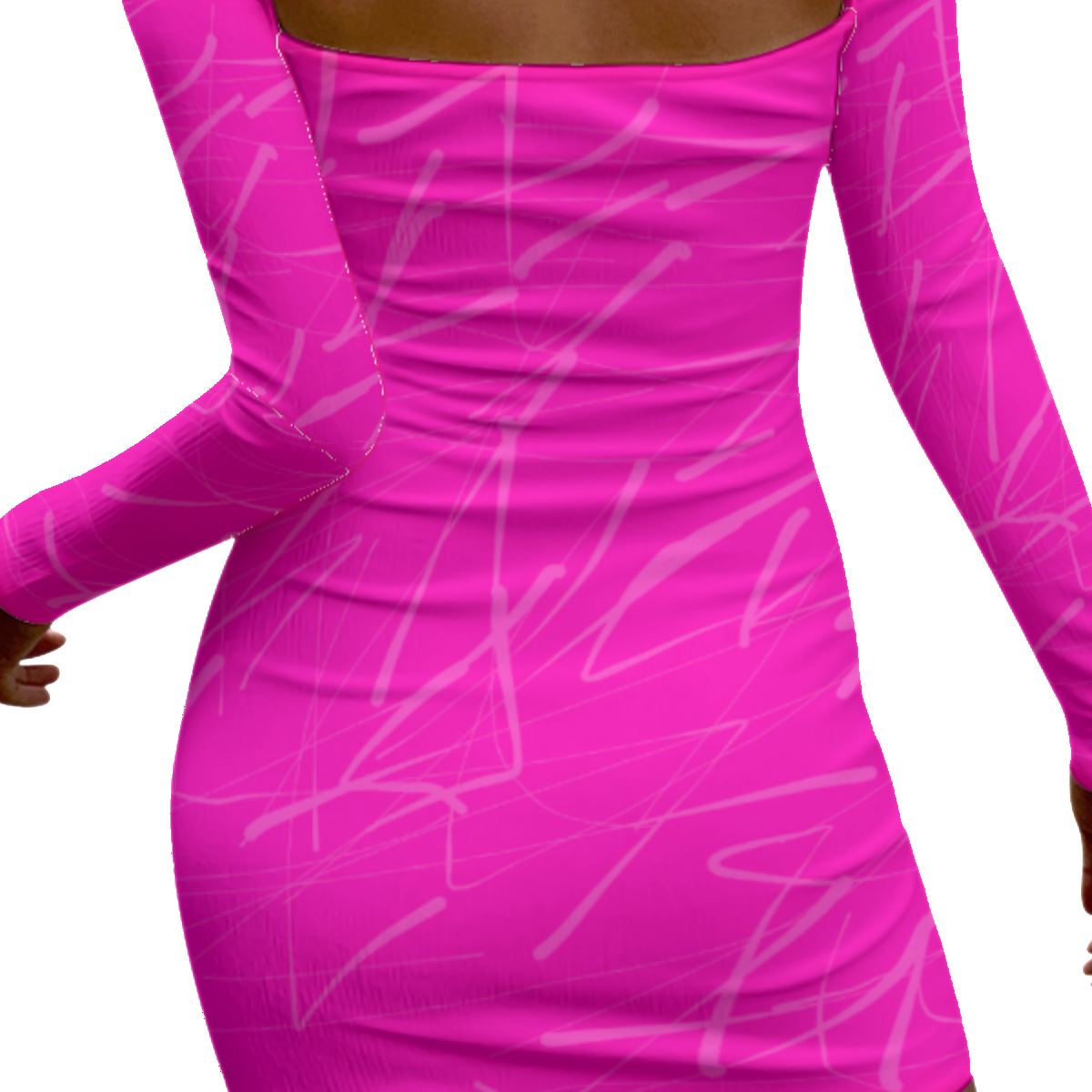 V Day Tight Dress