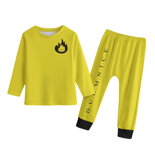 Kids Pajamas in Yellow