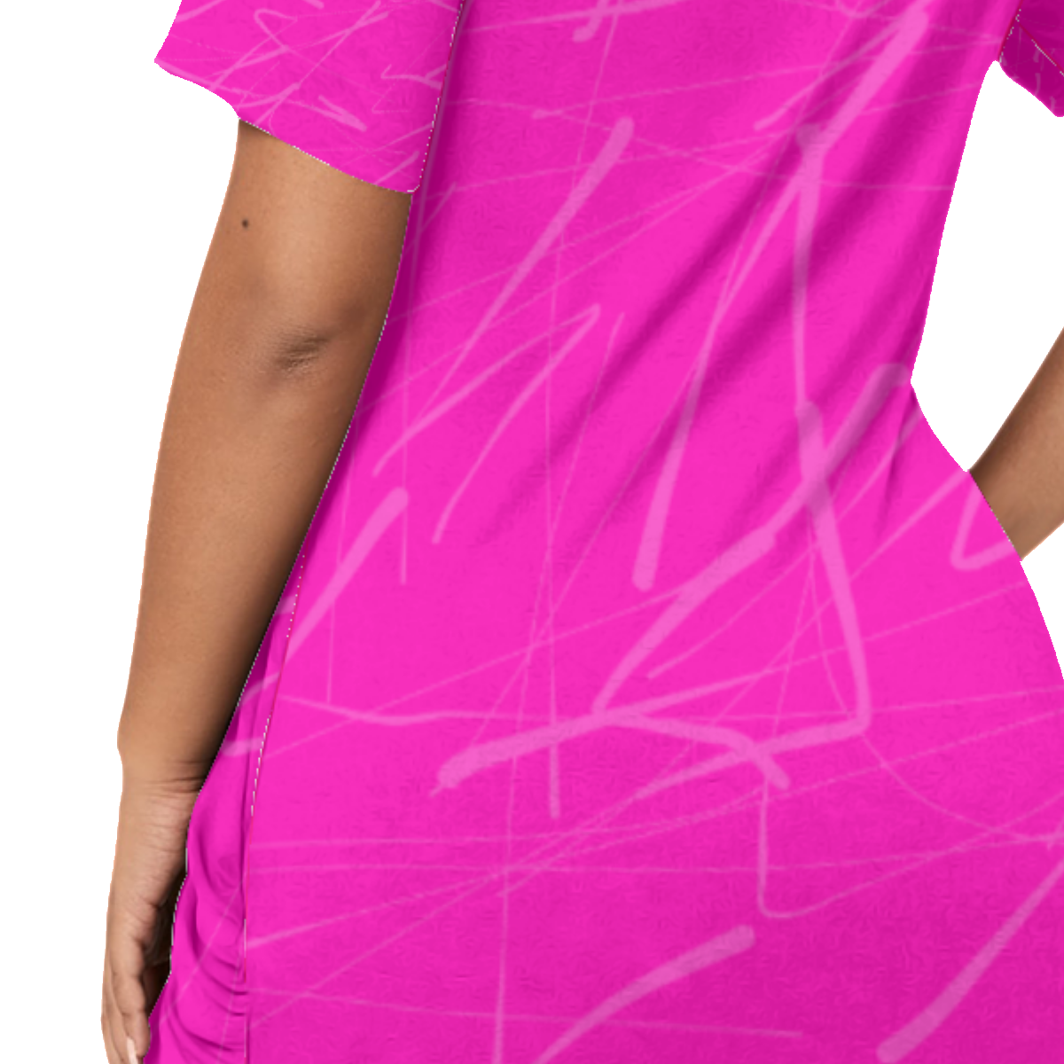 V Day Stylish T-Shirt Dress